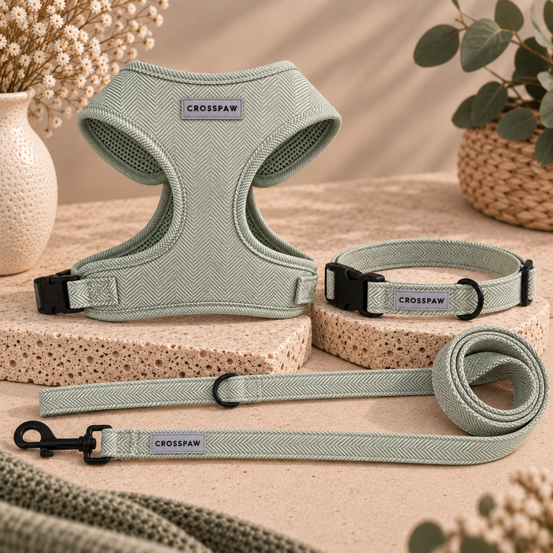 Sage Tweed Walk Set
