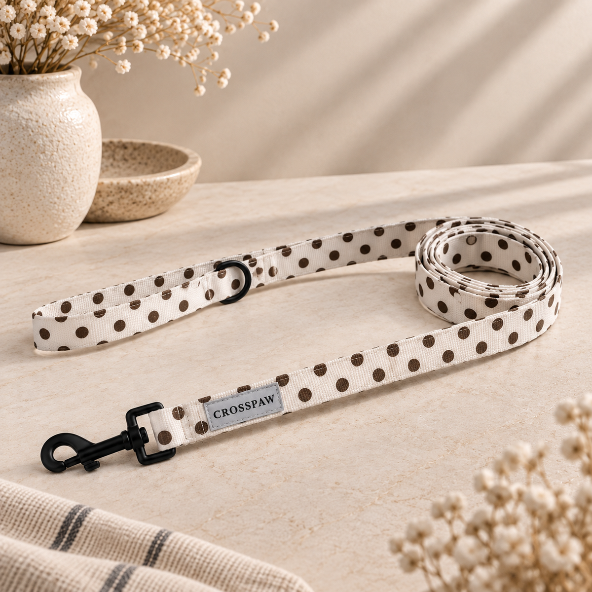 Mocha Dot Walk Set