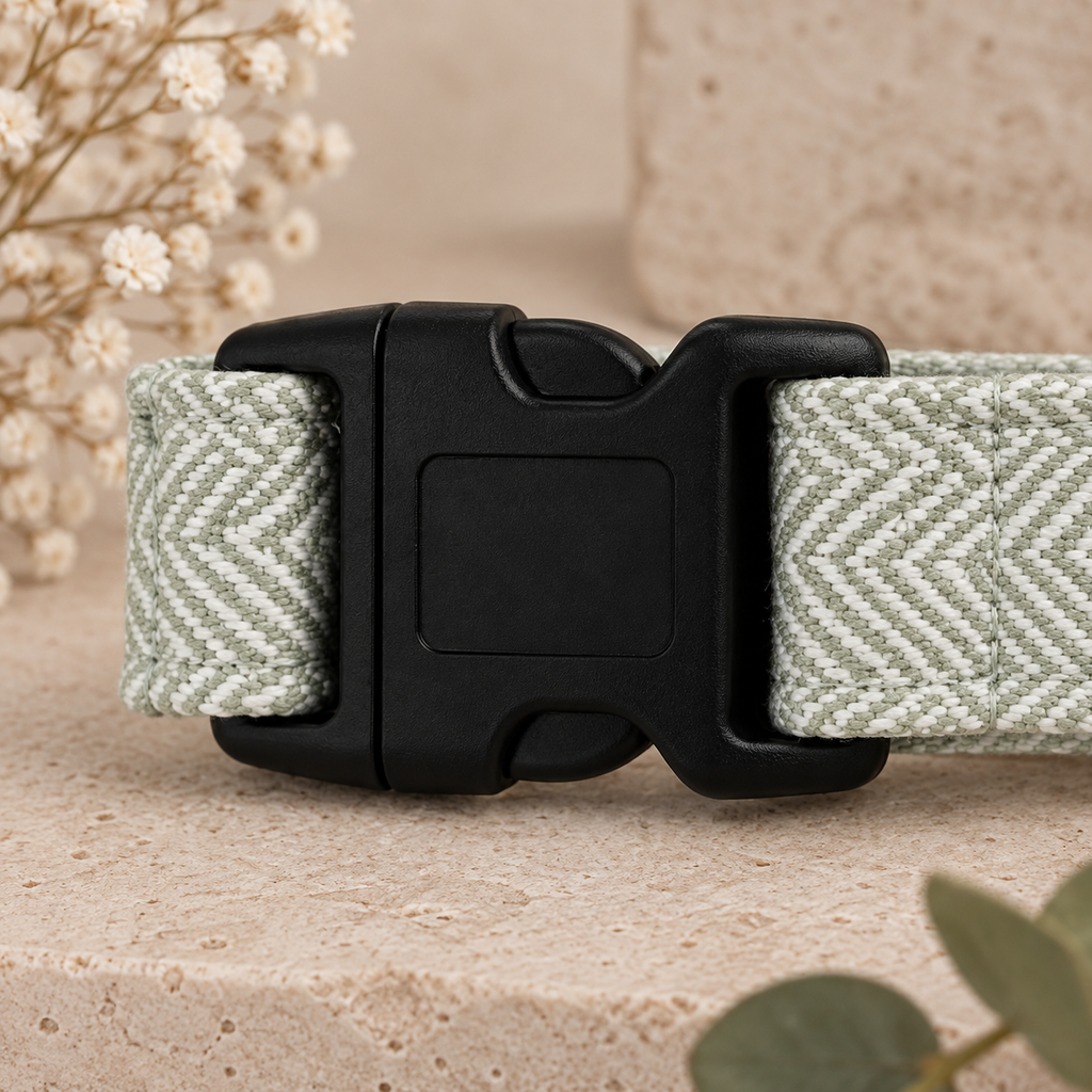 Adjustable Dog Harness - Sage Tweed