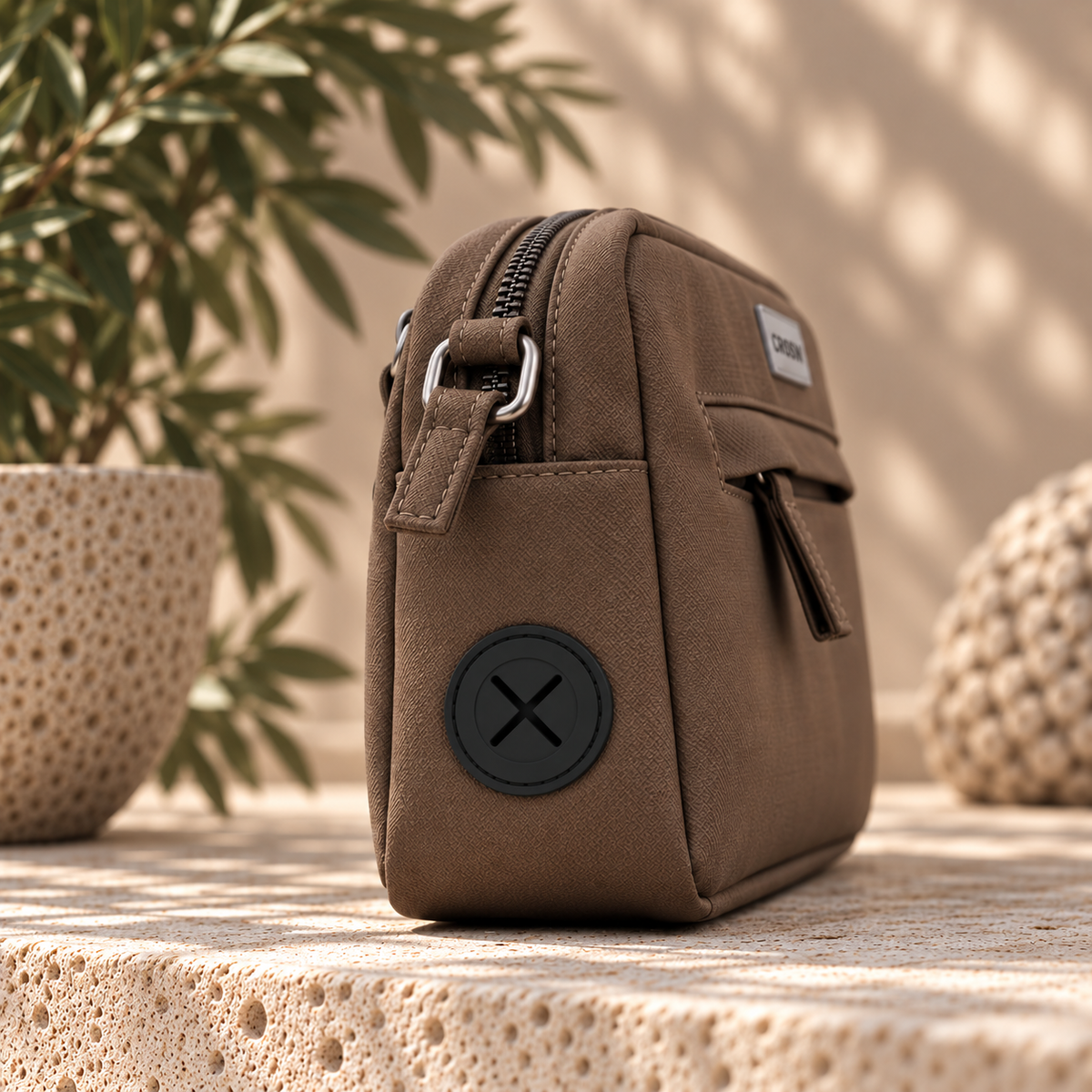 The Crosspaw Dog Walking Bag - Truffle