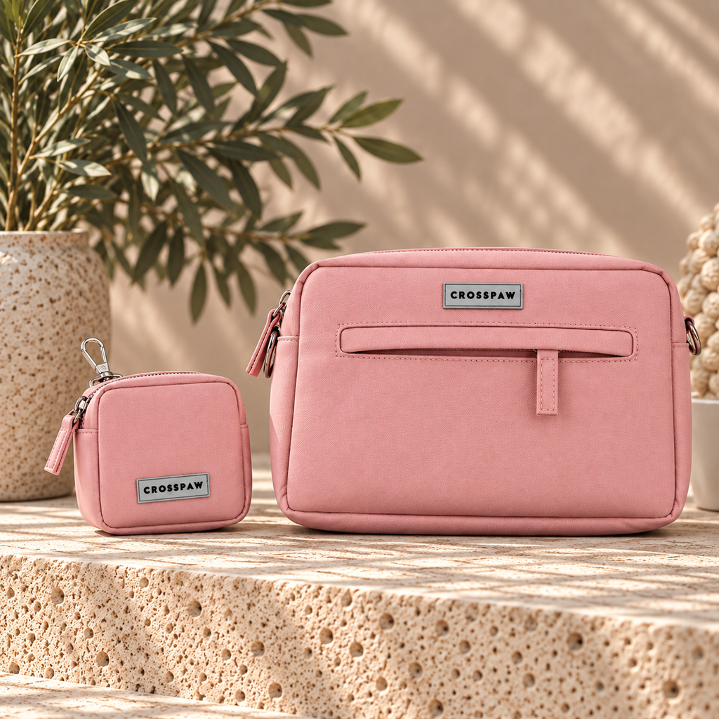 The Crosspaw Dog Walking Bag - Blush