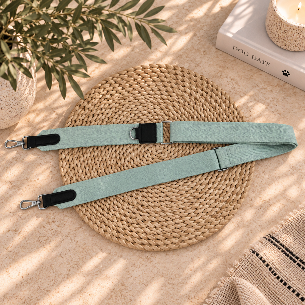CrossPaw Bag Strap - Sage Tweed